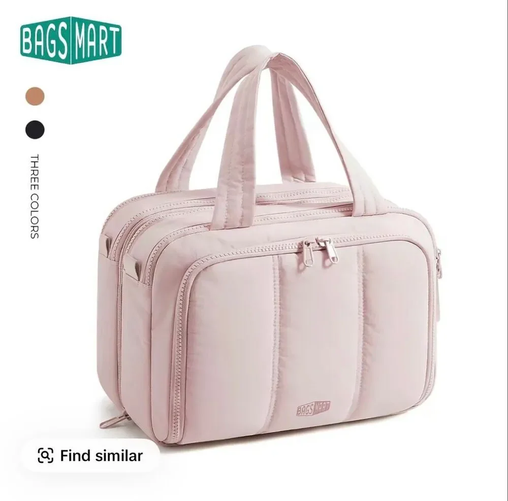 Bags Mart Travel Makeup Bag TSA Blush Pink New With Tags